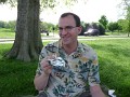 Kevin eating